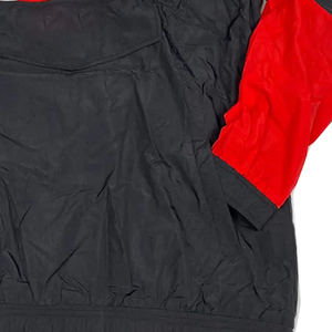 Veste coupe-vent anorak à blocs de couleur, fermeture éclair, imperméable, 100% polyester, noir, blanc, rouge, streetwear d'extérieur, à capuche - Product Image 4