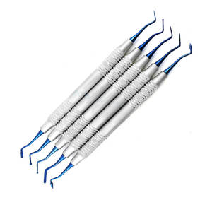 Ensemble d'instruments chirurgicaux de curette dentaire en acier inoxydable, manuel, pour usage clinique et hospitalier par Grip Surgical - Product Image 5
