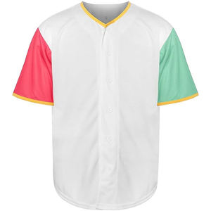 Camiseta de béisbol activa, tejido de secado rápido, diseño transpirable, corte atlético, perfecta para practicar deportes y uso casual. - Product Image 5