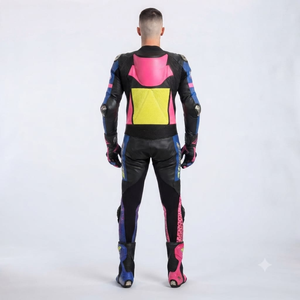 Traje de Carreras Ramaha Premium para Hombre, 1 Pieza, Cuero Vacuno/Canguro Genuino, Estilo MotoCP, Mono de Carreras, Nivel de Protección 2 - Product Image 2
