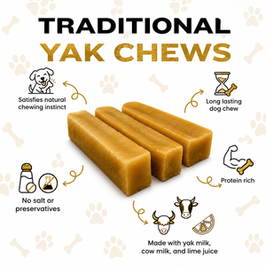 Masticables Premium de Yak del Himalaya para Perros, Golosinas de Queso Duro con Leche Natural de Yak y Leche de Vaca, Alto Contenido de Proteínas y Calcio, Soporte de Fabricante OEM - Product Image 4
