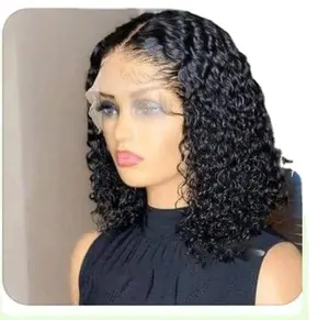 Perücken für menschliches Haar super doppelt eingezogenes rohes vietnamesisches Haar Anbieter wasserlockiges jungfräuliches menschliches Haar Verlängerung