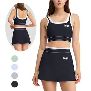 Falda Deportiva de Tenis para Mujer, Corte en A, con Bolsillo Antideslizante, Logotipo Personalizado, Transpirable, Estilo Halter, para Correr, Tenis y Deportes - Product Image 6