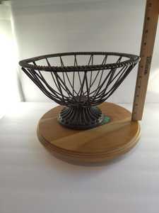 Panier de rangement pour fruits en fil de fer de qualité supérieure, écologique, moderne, avec revêtement en poudre noire, design nouvelle arrivée - Product Image 3