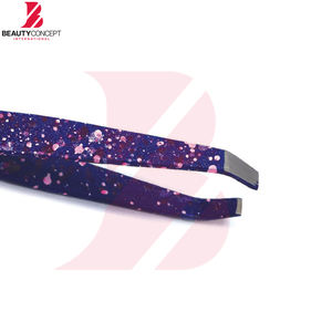 Épilateur facial à prise facile avec logo personnalisé, outil de beauté durable en acier inoxydable, pince à sourcils de haute qualité et précise pour femmes - Product Image 6