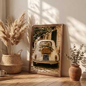 Vintage Bobbin Beaded Wood Picture <b>Frame</b> <b>Multiple</b> Sizes & Art Prints Options Tuscan Mediterranean Photo <b>Frame</b> for Gallery Wall - Product Image 6