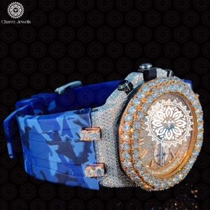Montre de luxe Charm Jewells en acier inoxydable, boîtier de 40 mm, analogique, mécanique, lumineuse, design tendance, bracelet en acier inoxydable, unisexe, 10 - Product Image 3