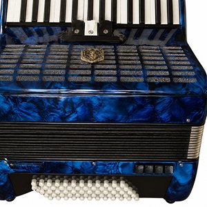Acordeón Cromático de 30 Teclas y 60 Bajos, Instrumento para Estudiantes Avanzados, con Estuche Portátil para Escuelas de Música, Conservatorios y Entrenamiento - Product Image 4