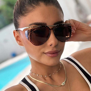 Personality High-End UV400 Full Rim <b>Square</b> <b>Sunglasses</b> 2024 New European American Street Style Internet Celebrity Same Style - Product Image 5
