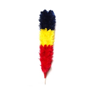 Gorra Glengarry de terciopelo con pluma de plumas, hecha a mano, para las cuatro estaciones, en colores personalizados, al por mayor - Product Image 5