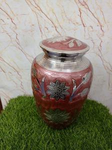 Urne de crémation en métal au design moderne Urnes pour adultes pour cendres humaines Urnes de crémation disponibles à un prix abordable par Brassworld India - Product Image 3