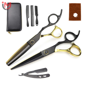 Ciseaux de barbier haute précision pour les experts du salon, offrant une coupe sans effort, une poignée ergonomique, en acier inoxydable durable, vente en gros OEM - Product Image 2