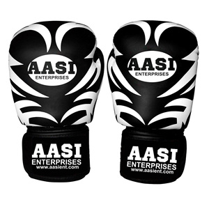 Gants imprimés Gants de kickboxing spéciaux faits à la main Clubs d'entraînement Gants en cuir de vachette de mouton de buffle personnalisés - Product Image 3