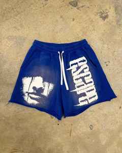 Pantalones Cortos Deportivos Personalizados para Hombre, Estilo Urbano, con Estampado Puff, 100% Algodón, Ligeros, con Efecto Desgastado, de Secado Rápido y Transpirables - Product Image 3