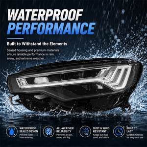 Conjunto de Faros Delanteros Matrix HID y LED para Reequipamiento, Señal de Giro Dinámica de Cinco Barras, Plug-and-Play para <span class=keywords><strong>Audi</strong></span> A6L C8 2012-2018 - Product Image 5