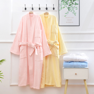 Albornoz de Lujo para Mujer, Cálido de Invierno, Tipo Pijama, Bata de Ducha, Bata de Noche, con Cuello Chal, de Felpa Suave, Bata de Spa - Product Image 1