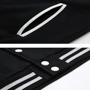 Chaqueta Varsity de Alta Calidad para Hombre, Estilo Universitario, Mezcla de Lana y Lona, Cierre con Botones a Presión, para Invierno - Product Image 5