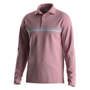 Camisetas de Golf de Poliéster y Elastano de Color Personalizado, Transpirables, Talla Grande, Casuales, Tipo Polo, con Sublimación Sólida - Product Image 4