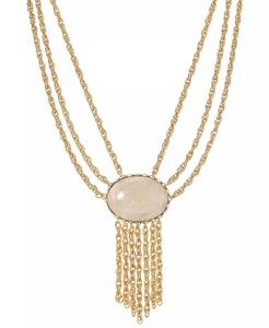 Collana con Ciondolo Ovale in Pietra di Fiume |   2028 - Product Image 1