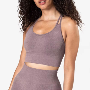Women's 2 Piece Active Wear Yoga Set High Waist Zippers Comfortable Seamless Push up Running Quick Dry - Product Image 2