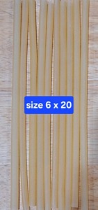 Pajitas de Arroz Comestibles Ecológicas Biodegradables Sin Plástico Fabricante Vietnamita Marca VietDelta Modelo Festivo Vida Útil de 18 Meses - Product Image 3