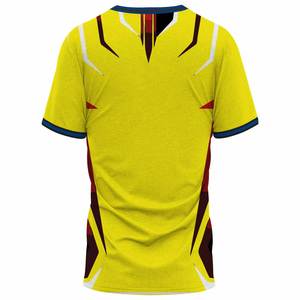 เสื้อแฮนด์บอลแบบซับลิเมชั่นสั่งทำพิเศษ ผ้าสั่งทำ แขนสั้น คอกลม แห้งเร็ว ชุดกีฬา สกรีนโลโก้ตามสั่ง - Product Image 2