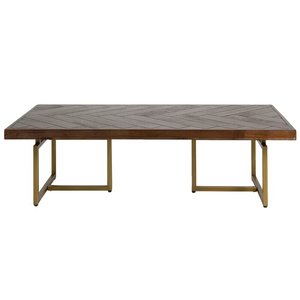 Mesa de Centro de Metal con Tapa de Mármol Natural Premium y Base de Diseño Contemporáneo para Interiores de Hogares de Lujo - Product Image 3