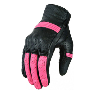 Women Pink <b>Black</b> Motorcycle Riding Gloves Racing Biker Protective Gloves <b>Touch</b> Screen Sports Gloves - Product Image 3