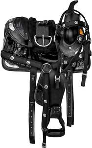 Selle de dressage d'endurance en cuir véritable respirante, confortable et durable, personnalisable, fabrication pakistanaise, vente en gros - Product Image 3