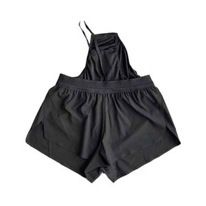 Shorts de course décontractés pour hommes, taille mi-haute élastique, en toile de nylon unie, séchage rapide, avec poches, pour la gym, le jogging, l'entraînement, l'été - Product Image 4