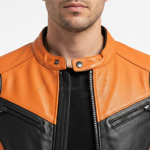 Chaqueta de Motocicleta de Cuero Genuino Premium para Hombre, Impermeable, Resistente al Viento, Transpirable, Cómoda, Segura, XLITE - Product Image 6