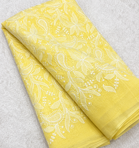 Malty embroidery fabric wholesale sequin lace fabric mesh fabric for abaya kaftan garment apparel sourcing buyer bulk export buy - Product Image 4