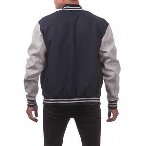 High Quality Men's Varsity Letterman <b>Jacket</b> Slim Fit Two-Tone <b>Baseball</b> <b>Bomber</b> <b>Jacket</b> Wholesale Blank Cotton Fleece Outerwear - Product Image 4