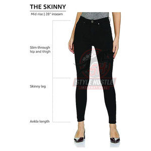 Pantalones Vaqueros Transpirables para Mujer, Estilo Único, Venta al Por Mayor en Línea, Personaliza Tu Propio Diseño - Product Image 4
