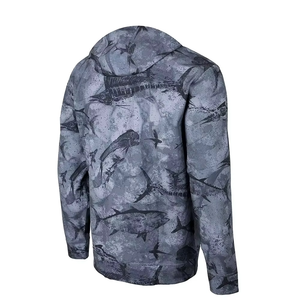 High Quality <b>Men's</b> Lightweight 100% Polyester UPF 50+ Fishing Hoodies New Outdoor Pullover Breathable Windproof - Product Image 5