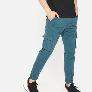 Pantalon cargo décontracté pour homme, prix d'usine, design personnalisé, délavé, ajustable, pour la vente en gros - Product Image 5