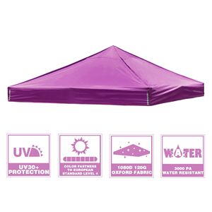 Gazebo Pieghevole EZ Pop-up 10X10ft Viola e Pergola - Product Image 5