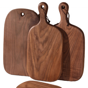 เขียงไม้เนื้อแข็งวอลนัทญี่ปุ่นแบบใช้แล้วทิ้ง ยี่ห้อ Belief พร้อมถาด หนา 2 ซม. ใช้กับเครื่องล้างจานได้ เหมาะสำหรับหั่นสเต็ก พิซซ่า ขนมปัง - Product Image 1