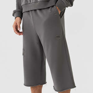 Men's Elastic Waist Cargo Shorts Summer Casual Breathable 100% Cotton Top Trending High Street Style men shorts - Product Image 6