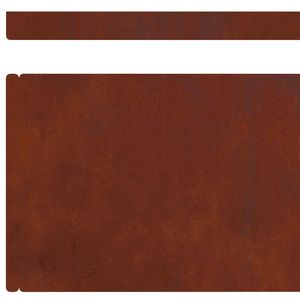 Borde de Césped de Acero Oxidado 450 x 0.05 x 15 cm, Piedra de Acero Resistente a la Intemperie para Paisajismo - Product Image 5