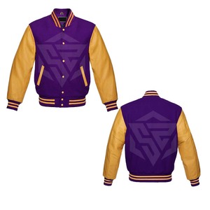 Customized High Quality <b>Men's</b> <b>Baseball</b> Varsity Stand Collar Woolen <b>Jacket</b> Stylish Warm Winter Outerwear Personalized High Street - Product Image 1