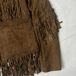 Latest Design Fashionable <b>Fringe</b> Leather Jacket Solid Material High Quality Winter Slim Fit Men's <b>Fringe</b> Leather Jacket - Product Image 5