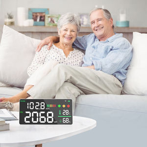 Moniteur de CO2 mural 400-5000ppm et détecteur de bruit, mesureur intelligent de la qualité de l'air intérieur pour salle de classe, bureau, maison (OEM) - Product Image 2