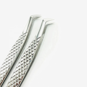 Best Selling Stainless Steel Eyelash Tweezers Set High Quality with Pointed Tip for Personal Care Wholesale <b>Lash</b> Tweezers - Product Image 4