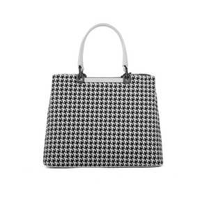 Elegant <b>White</b> P36293 Formal <b>Evening</b> <b>Bag</b> with Hand Design - Product Image 1