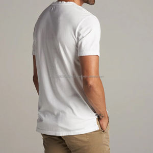 เสื้อยืดผู้ชาย ผ้าฝ้ายออร์แกนิค เสื้อยืดผู้ชาย เสื้อยืดสั่งทำ เสื้อยืดแขนสั้นผู้ชาย เสื้อยืดโอเวอร์ไซส์ มีกระเป๋า - Product Image 4