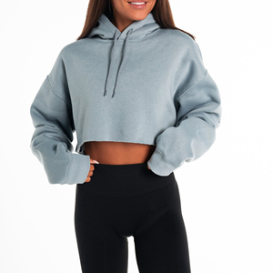 Sudadera con Capucha Corta para Mujer, Moda Premium 2026, con Logotipo Personalizado, Estilo Casual para Invierno - Product Image 1