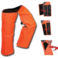 Pantalones de Trabajo Color Naranja, Pantalones de Protección para Motosierra, Térmicos, Resistentes a Cortes, Antiestáticos, Ignífugos, Cómodos, de Poliéster, con Certificación CE