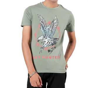 T-shirt homme tendance pour la saison estivale, 100% coton, durable et abordable, fabrication directe du Pakistan, prix bas. - Product Image 1