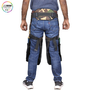 Rekhi cao cấp frier Tạp dề Chaps với thắt lưng hỗ trợ chuyên nghiệp da vải ngựa làm việc bánh với công cụ túi lưới lót - Product Image 4